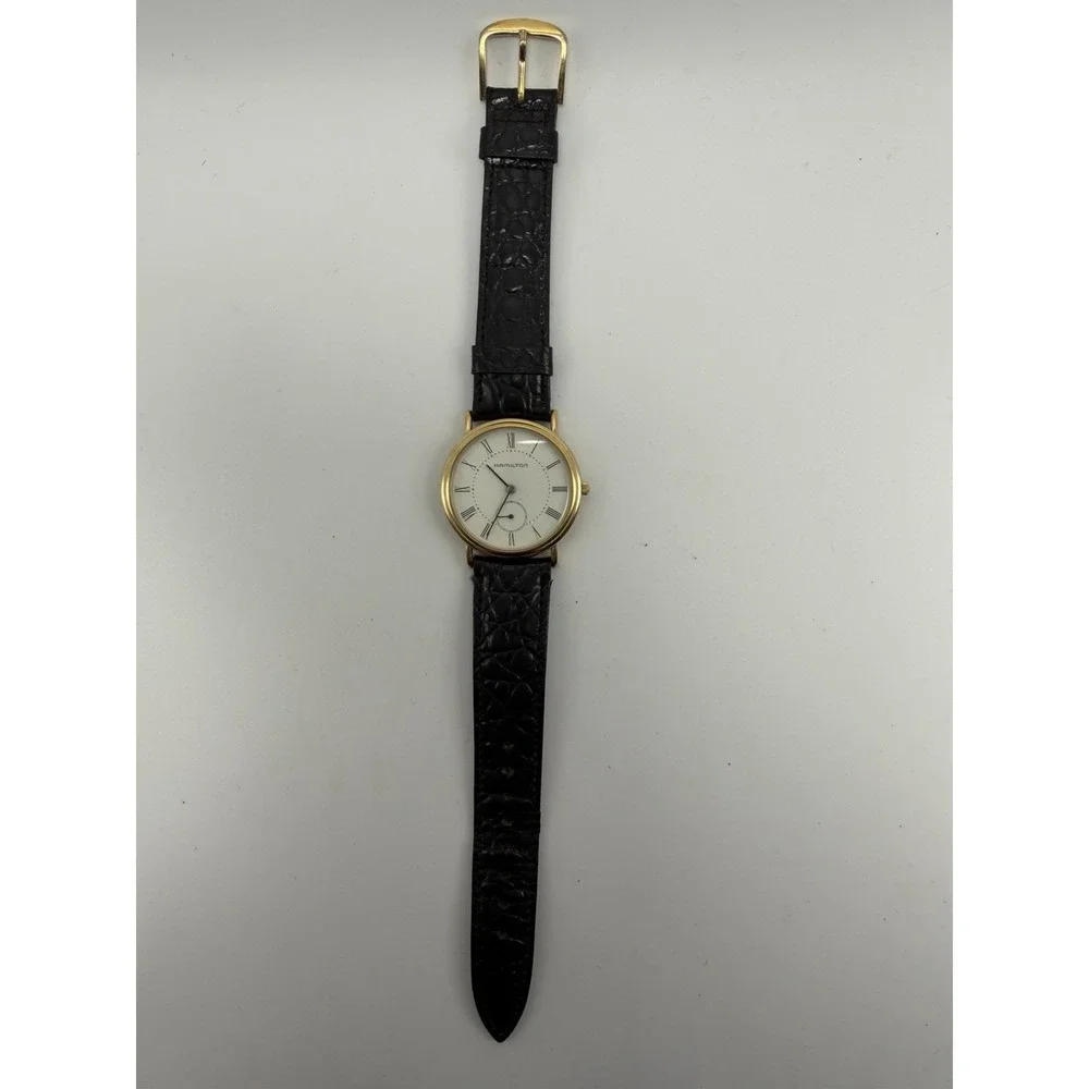 Hamilton 6210 New Battery Mens Watch 32MM 7.5